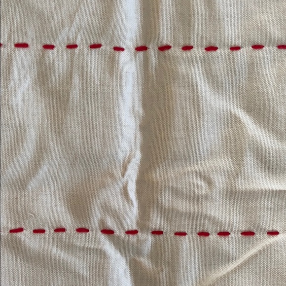 Mud Pie Red and Green Tassel Tree Skirt - Picture 9 of 16